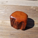 Wood Ring Box Redwood Rustic Handmade California Redwood Jewelry Box Storage Box Token Ashes #512