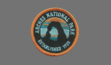 Arches National Park Patch - Utah Travel Patch Iron On – UT Souvenir Embellishment Applique – Travel Gift 2.5" Delicate Arch Sandstone
