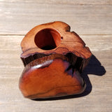 Wood Ring Box Redwood Rustic Handmade California Redwood Jewelry Box Storage Box Token Ashes #375