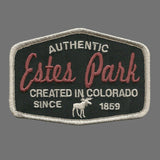 Colorado Patch – Estes Park Colorado Souvenir – CO Travel Patch Iron On Applique Embellishment 3.75" Rocky Mountain National Park