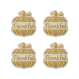 Thanksgiving Place Card Set of 4 - Thanksgiving Place Setting - Thanksgiving Table Decor - Thankful Pumpkin Place Holder