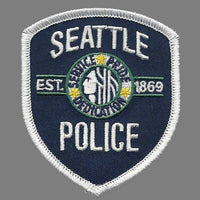 Seattle Patch – WA Souvenir – Police Department Washington Seattle WA Travel Patch – Uniform Badge
