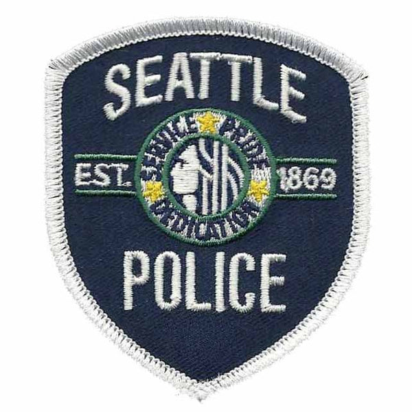Seattle Patch – WA Souvenir – Police Department Washington Seattle WA Travel Patch – Uniform Badge