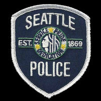 Seattle Patch – WA Souvenir – Police Department Washington Seattle WA Travel Patch – Uniform Badge