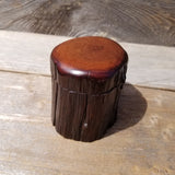 Wood Ring Box Redwood Rustic Handmade California Redwood Jewelry Box Storage Box Token Ashes #467