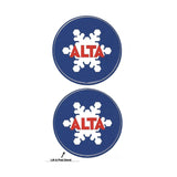 Utah Decals – Alta UT Ski Area - Resort Logo - Travel Sticker x2 – Souvenir Sticker – Alta Decal – Travel Gift 1.5" Made in USA