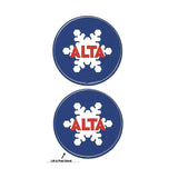 Utah Decals – Alta UT Ski Area - Resort Logo - Travel Sticker x2 – Souvenir Sticker – Alta Decal – Travel Gift 1.5" Made in USA