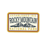 Rocky Mountain National Park Sticker – CO Decal Sticker – Souvenir Travel Gift 4.5" Made in USA Kiss Cut Bumper Sticker Car Window Bottle