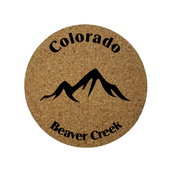 Beaver Creek Colorado Set of 4 Mountains CO Souvenir Mountains Ski Resort Skiing Skier Travel Gift Memory from Home
