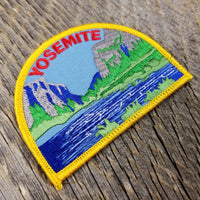 Yosemite National Park Iron On Patch Collectible Souvenir Half Dome El Capitan