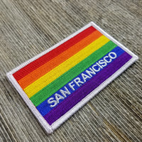 San Francisco Patch - Rainbow California - Pride Flag