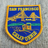 San Francisco Patch - Golden Gate Bridge - Cable Car Trolley