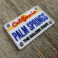 Palm Springs Patch - California Golden State - CA License Plate