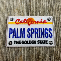 Palm Springs Patch - California Golden State - CA License Plate