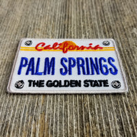 Palm Springs Patch - California Golden State - CA License Plate