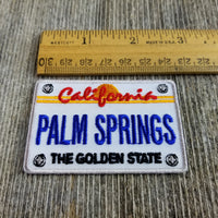 Palm Springs Patch - California Golden State - CA License Plate