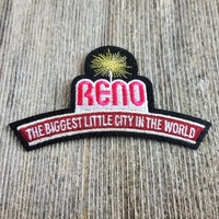 Reno Patch - Biggest Little City in the World Sign - Nevada