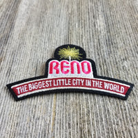 Reno Patch - Biggest Little City in the World Sign - Nevada