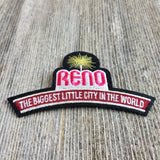Reno Patch - Biggest Little City in the World Sign - Nevada