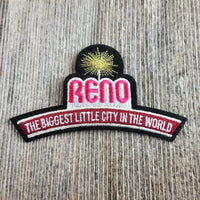 Reno Patch - Biggest Little City in the World Sign - Nevada