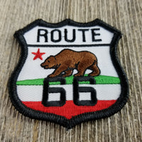 California Patch - Route 66 - California Flag Bear