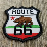 California Patch - Route 66 - California Flag Bear