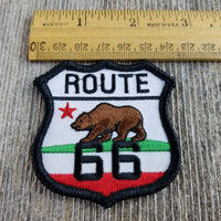 California Patch - Route 66 - California Flag Bear