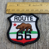 California Patch - Route 66 - California Flag Bear