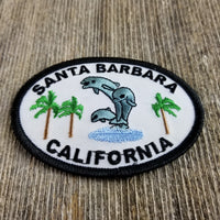 California Patch - Santa Barbara - Palm Trees and Dolphins