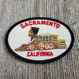 California Patch - Sacramento Train - Railroad Souvenir