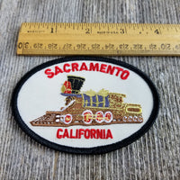 California Patch - Sacramento Train - Railroad Souvenir
