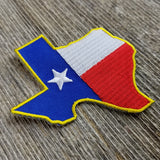 Texas Patch - TX Flag State Shape - Lonestar