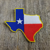 Texas Patch - TX Flag State Shape - Lonestar
