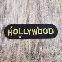 Hollywood Patch - California Souvenir - Gold Text