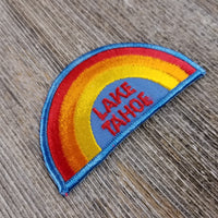 Vintage Lake Tahoe Patch - California Souvenir - Rainbow