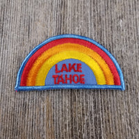 Vintage Lake Tahoe Patch - California Souvenir - Rainbow