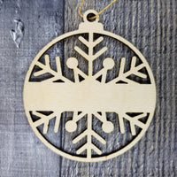 Park City Ornament Handmade Wood Ornament Utah Souvenir UT Mountain Resort Ski Skiing Skier Gift Snowflake