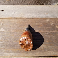 Wine Stopper Redwood Live Edge Rustic Redwood Burl - #579 Hand Turned Handmade Wine Lover Gift - Wood Gift