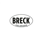 Breckenridge Colorado Decal – Breck Ski Decal- CO Resort Sticker – Colorado Souvenir – Travel Sticker 5" Oval Travel Gift