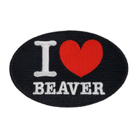 Colorado Patch – I Love Beaver - Beaver Creek Resort Ski Lodge Colorado Souvenir – Travel Patch Iron On Applique CO Patch Embellishment 3.5"