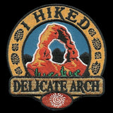 Utah Patch – I Hiked Delicate Arch – Arches National Park – Travel Patch Iron On – UT Souvenir Patch – Moab Utah – 2.75″ Travel Gift