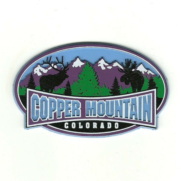 Copper Mountain Colorado Refrigerator Magnet Souvenir Fridge Oval Flexible 3.25"