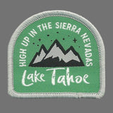 Lake Tahoe Patch – Sierra Nevadas California Travel Souvenir Patch 2" Iron On Sew On Embellishment Water Skiing Snowboarding