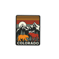 Colorado Sticker - Travel Sticker – Souvenir Sticker – Travel Gift 4.25" Made in USA CO Decal Retro Bear Moose Mountains Water Bottle Car
