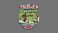 Colorado Patch – CO State Travel Patch CO Souvenir Embellishment or Applique 3" The Centennial State Denver Capital Mountains Skiing