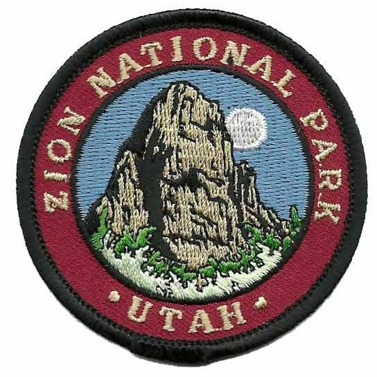 Utah Patch – UT Zion National Park - Travel Patch Iron On – 2.5"