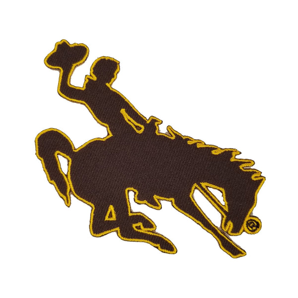 Wyoming Patch – WY Bucking Horse Patch - Travel Patch Iron On – Souvenir Patch – Applique – Travel Gift 3.25" Wyoming Steamboat Horse Cowboy