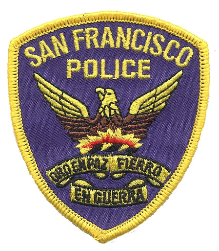 San Francisco Patch - California Souvenir - Police Shield