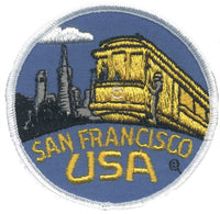 San Francisco Patch - Cable Car - City Skyline