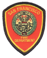 San Francisco Patch - California Souvenir - Fire Department Shield